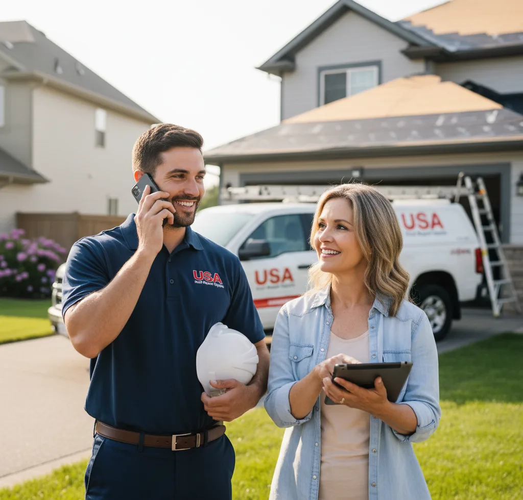 USA Roof Repair Experts customer support in Baker